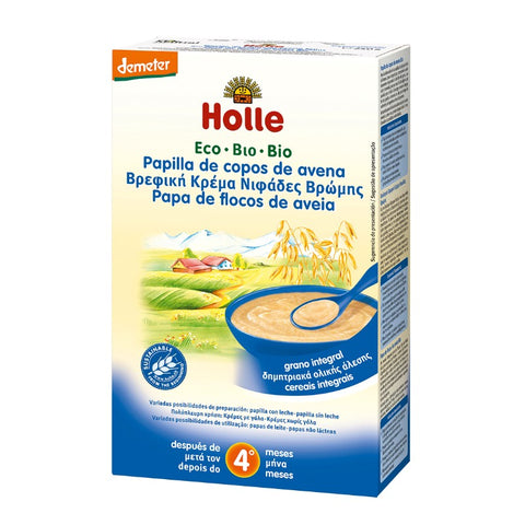 Comprar online PAPILLA DE COPOS DE AVENA +4 MESES 250g de HOLLE. Imagen 1