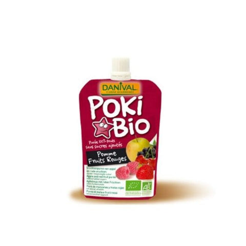 Comprar online POKI BIO MANZANA FRUTOS ROJOS - NUEVO 90G BIO de DANIVAL. Imagen 1