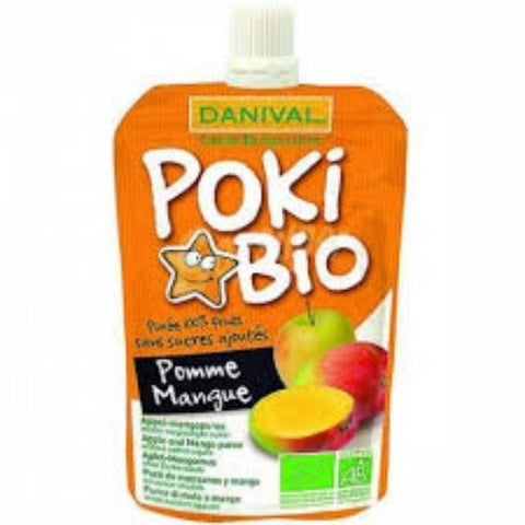 Comprar online POKI BIO MANZANA MANGO 90G BIO de DANIVAL. Imagen 1