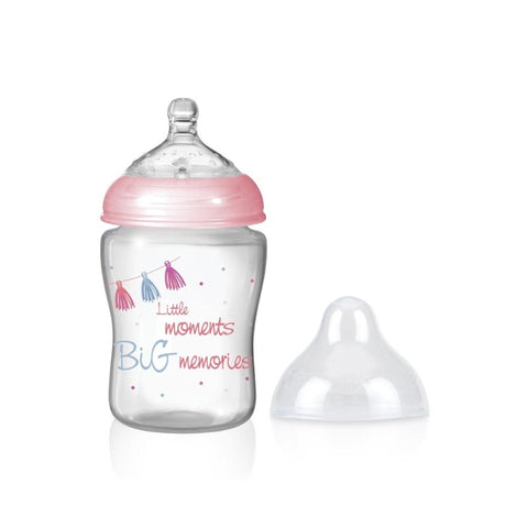 Comprar online BIBERON LITTLE MOMENTS FLUJO LENTO 270ML 0M+ de CITROGANIX. Imagen 1