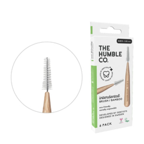 Comprar online HM CEPILLO INTERDENTAL BAMBU TALLA 5 VERDE de THE HUMBLE CO. Imagen 1