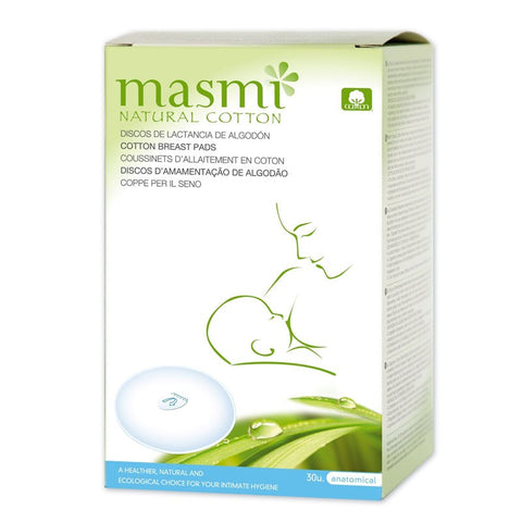 Comprar online DISCOS LACTANCIA MASMI NATURAL COTTON 30U de MASMI. Imagen 1