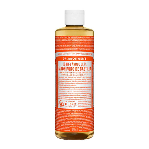 Comprar online JABON LIQUIDO ARBOL DEL TE 475 ML de DR BRONNERS. Imagen 1