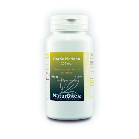 Comprar online CARDO MARIANO 200 mg 60 Caps de NATURBITE. Imagen 1