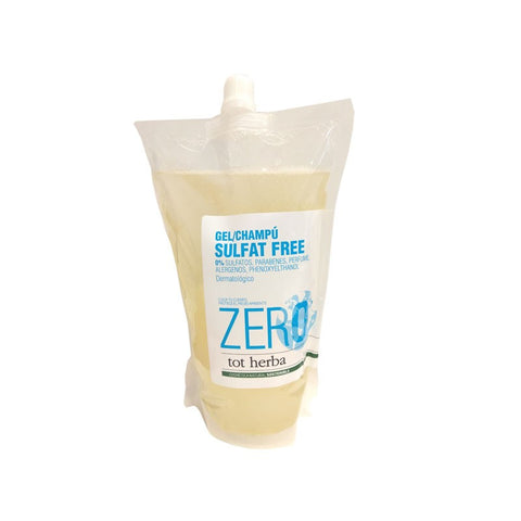Comprar online CHAMPU SULFAT FREE ZERO % ECOPACKL 500 ml de TOT HERBA. Imagen 1