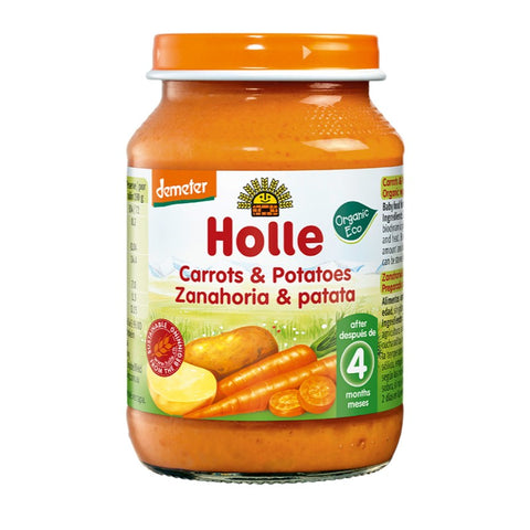Comprar online POTITO ZANAHORIA +4 MESES 125g de HOLLE. Imagen 1