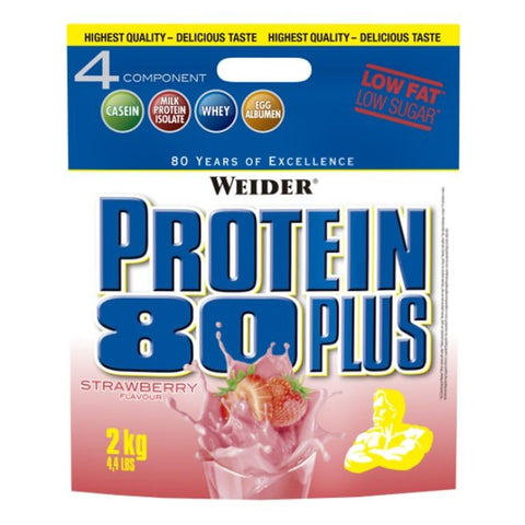 Comprar online PROTEIN 80 PLUS FRESA 2 KG de WEIDER. Imagen 1