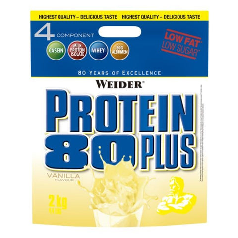 Comprar online PROTEIN 80 PLUS VAINILLA 2 KG de WEIDER. Imagen 1