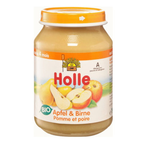 Comprar online POTITO MANZANA Y PERA +4 MESES 190g de HOLLE. Imagen 1