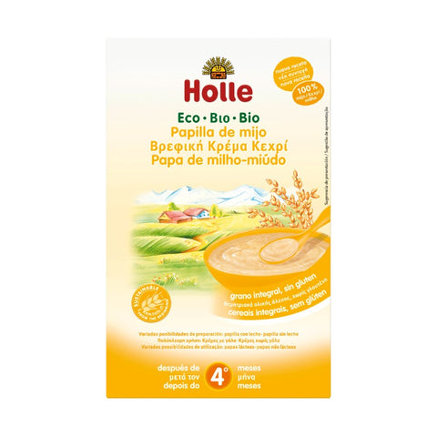 Comprar online PAPILLA DE MIJO +4 MESES SIN GLUTEN 250g de HOLLE. Imagen 1