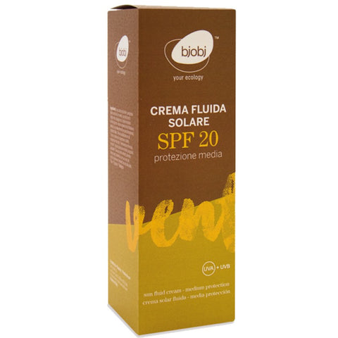 Comprar online FLUIDO SOLAR SPF 20 DE 100 ML de BJOBJ COSMETICA BIO. Imagen 1