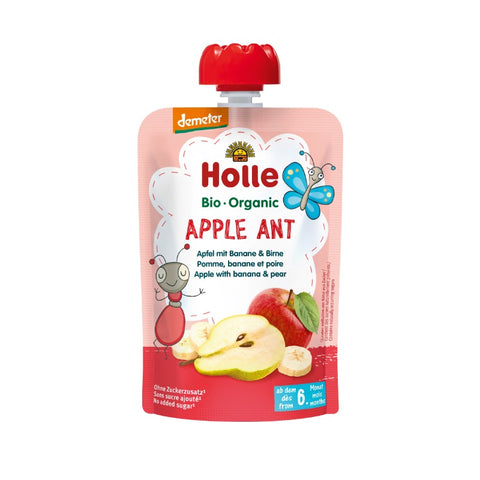 Comprar online SMOOTHIE MANZANA PLATANO Y PERA +4 MESES 100 gr de HOLLE. Imagen 1