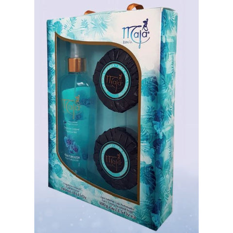 Comprar online SET BODY SPLASH 240 ml + 2 JABONES 100 gr de MAJA. Imagen 1