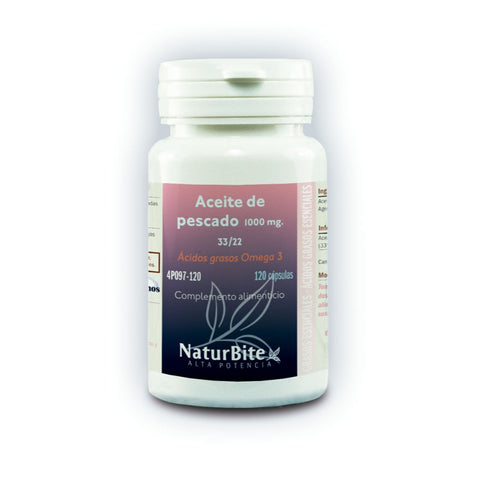 Comprar online ACEITE DE PESCADO 1000 mg 60 Caps gelatina de NATURBITE. Imagen 1