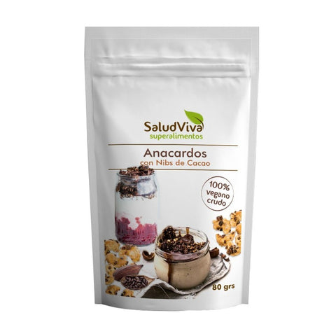 Comprar online ANACARDOS CON NIBS DE CACAO 80 G de SALUD VIVA. Imagen 1