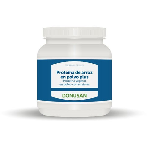 Comprar online PROTEINA DE ARROZ EN POLVO PLUS 500 GRAMOS de BONUSAN. Imagen 1