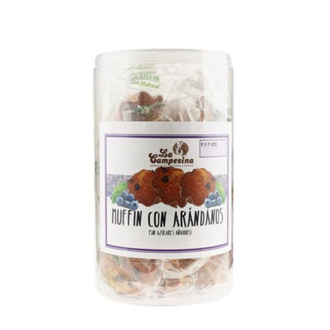 Comprar online CILINDRO MUFFINS ARANDANO S/A 16 uds 75g de CAMPESINA. Imagen 1