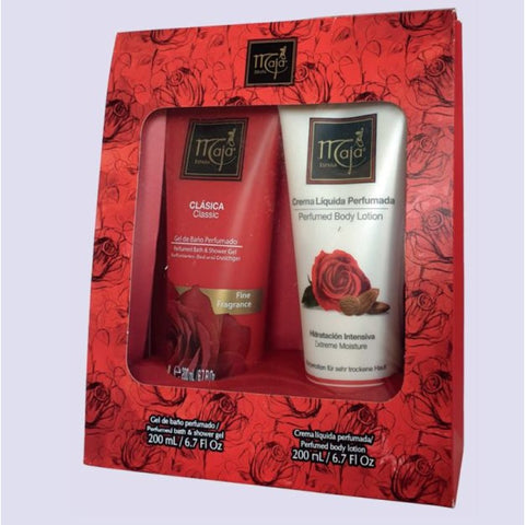 Comprar online SET LECHE CORPORAL + GEL DE BAÑO EN TUBO 200 ml de MAJA. Imagen 1