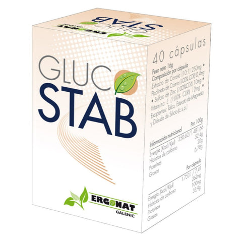 Comprar online GLUCOSTAB 40 Caps de ERGOSPHERE. Imagen 1