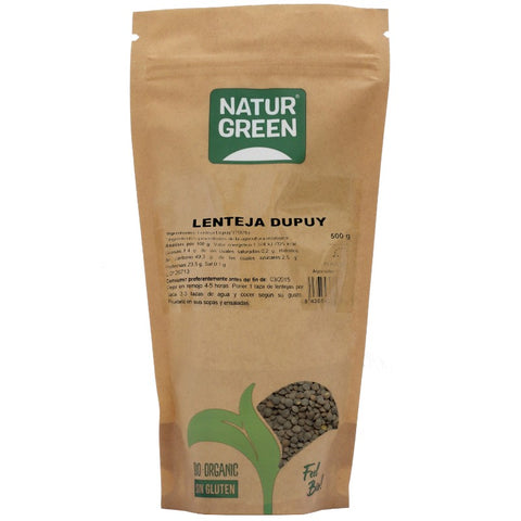 Comprar online LENTEJA DUPUI BIO 500 gr de NATURGREEN. Imagen 1