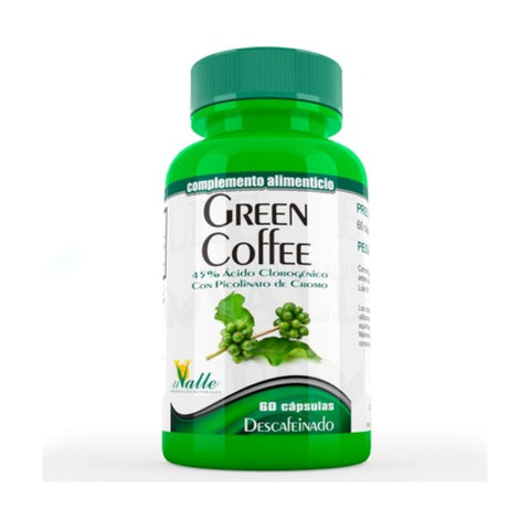 Comprar online GREEN COFFE DESCAFEINADO 60 Caps de VALLE. Imagen 1