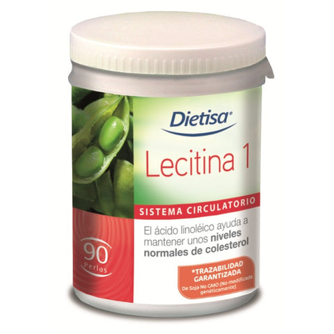 Comprar online LECITINA 1 90 Perlas de DIETISA. Imagen 1