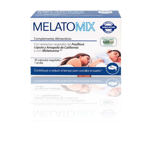 Comprar online MELATOMIX MELATONINA + LUPULO+PASIFLORA+ESCHOLTZIA de VAMINTER. Imagen 1
