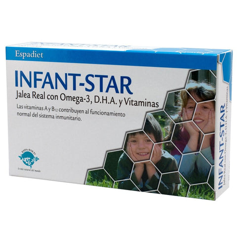 Comprar online JALEA INFAN + OMEGA 3 20 Viales de MONTSTAR. Imagen 1