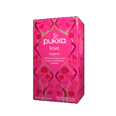 Comprar online INFUSION LOVE ROSA MANZANILLA LAVANDA 20 bl BIO de PUKKA. Imagen 1