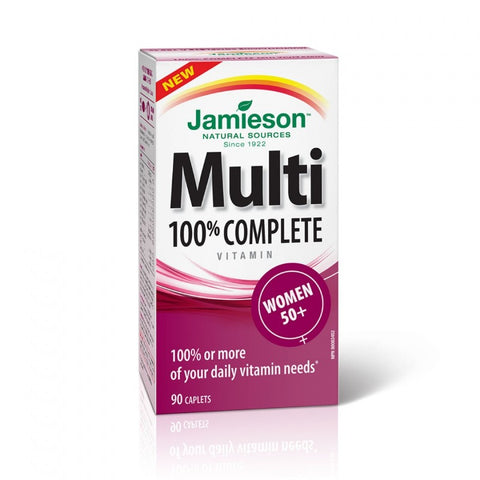 Comprar online MULTI 100% COMPLETE FOR WOMEN +50 90 Comprimidos de JAMIESON. Imagen 1