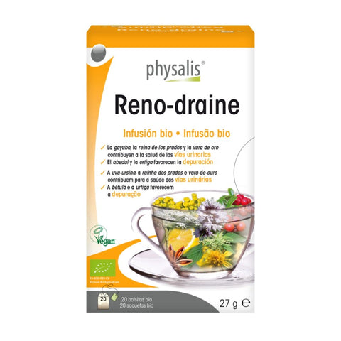 Comprar online RENO-DRAINE INFUSION 20 bolsitas de PHYSALIS. Imagen 1