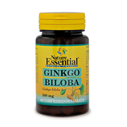 Comprar online GINKGO BILOBA 500 mg 60 Tabletas de NATURE ESSENTIAL. Imagen 1