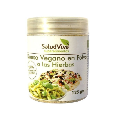 Comprar online QUESO VEGANO EN POLVO A LAS HIERBAS 125 G de SALUD VIVA. Imagen 1