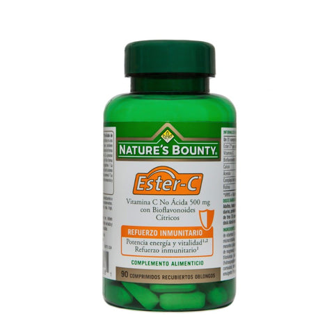 Comprar online ESTER C 500 mg CON BIOFLAVONOIDES CITRICOS 90 Comp de NATURE´S  BOUNTY. Imagen 1