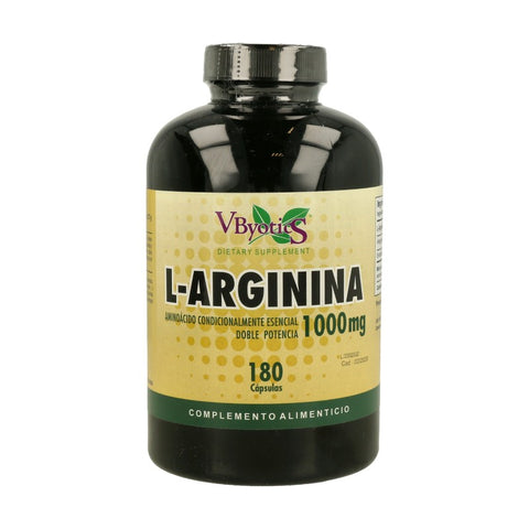 Comprar online L-ARGININA 1000 mg. 180 Caps. de V.BYOTIC. Imagen 1