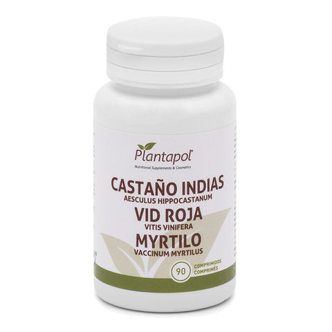 Comprar online CASTAÑO DE INDIAS, VID ROJA Y MYRTILO 90 COMPRIMID de PLANTA POL. Imagen 1