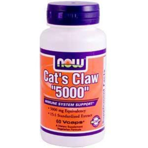 Comprar online CAT'S CLAW 5000 60 Caps de NOW. Imagen 1