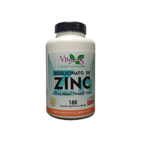 Comprar online BISGLICINATO DE ZINC 25 mg 180 COMP de V.BYOTIC. Imagen 1