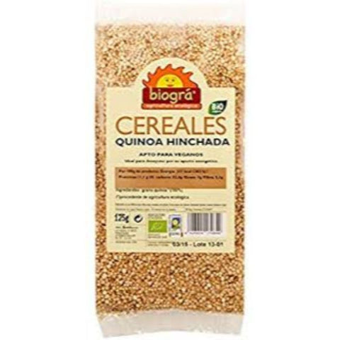 Comprar online QUINOA HINCHADA S/AZUCAR Y S/MIEL 125G BIOGRA BIO de BIOGRÁ (SORRIBAS). Imagen 1