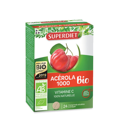 Comprar online ACEROLA 1000 VIT.C BIO 24 Comp de SUPERDIET. Imagen 1