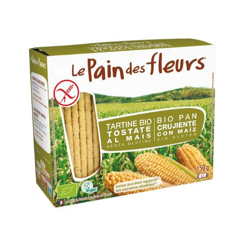 Comprar online PAN DE FLORES CON MAIZ SIN GLUTEN BIO 150 gr de LE PAIN DES FLEURS. Imagen 1