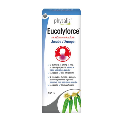 Comprar online EUCALYFORCE JARABE SIN AZUCAR 150 ml de PHYSALIS. Imagen 1