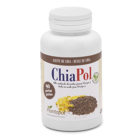 Comprar online CHIAPOL ACEITE DE CHIA90 PERLAS 500MG de PLANTA POL. Imagen 1