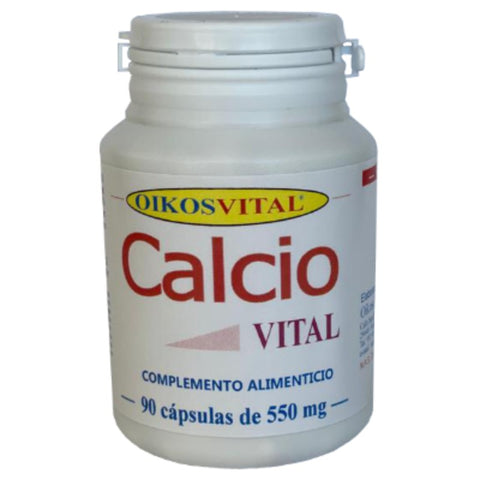 Comprar online CALCIO-VITAL 550 mg 90 Perlas de OIKOS. Imagen 1