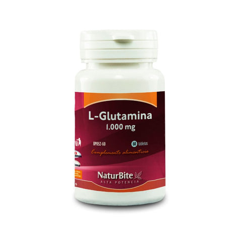 Comprar online L-GLUTAMINA 1000 mg 60 Caps de NATURBITE. Imagen 1