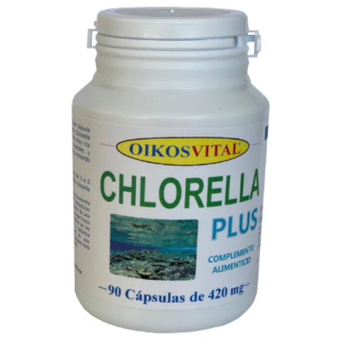 Comprar online CHLORELLA 420 mg 90 Caps de OIKOS. Imagen 1