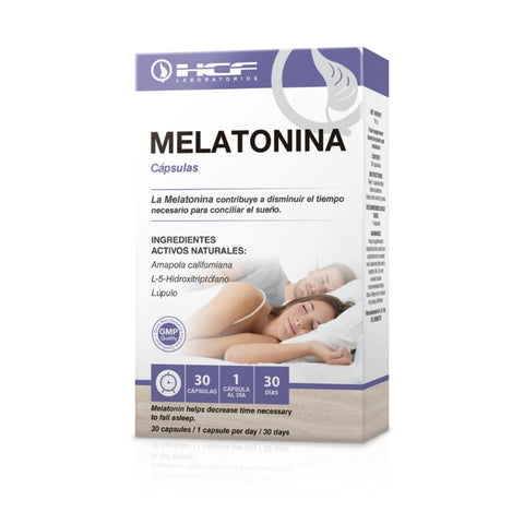 Comprar online HCF MELATONINA 30 CAPS 600 MG. de HCF LABORATORIOS. Imagen 1