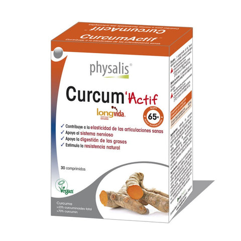 Comprar online CURCUM'ACTIF 30 COMPRIMIDOS de PHYSALIS. Imagen 1
