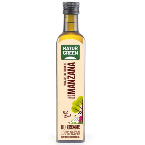 Comprar online NATURGREEN VINAGRE DE SIDRA DE MANZANA BIO 500 ML de NATURGREEN. Imagen 1