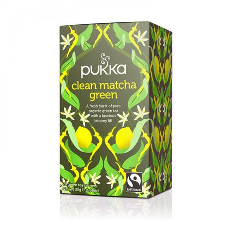 Comprar online INFUSION CLEAN MATCHA ORTIGA CURCUMA 20 BL BIO de PUKKA. Imagen 1